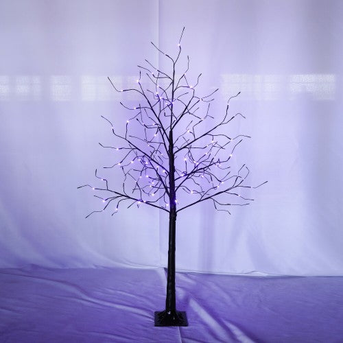 Halloween Spooky Tree with Purple Lights - 4FT, 5FT, 6FT Set