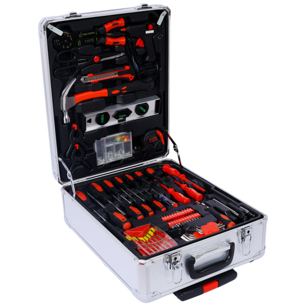 899-Piece Home Repair Tool Set with Rolling Toolbox and Organizer