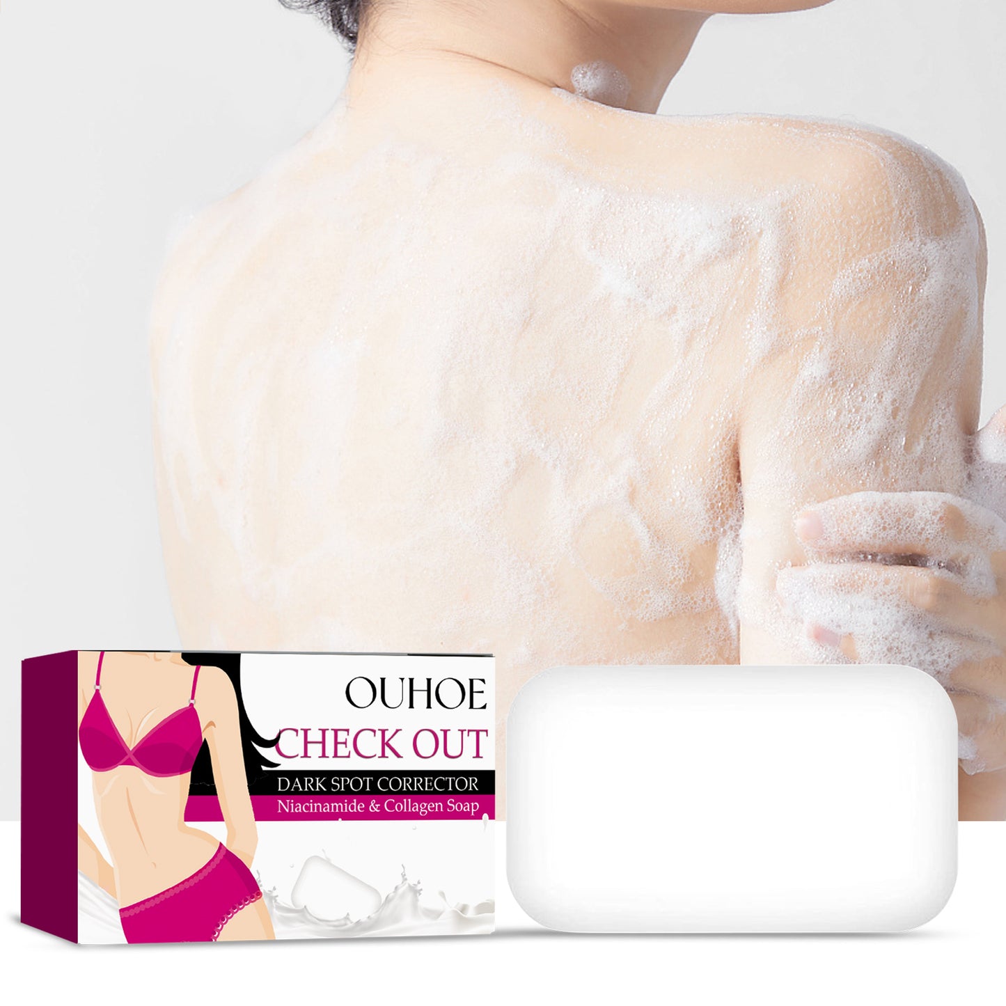 Brightening Body Soap with Niacinamide & Collagen for Elbows & Knees