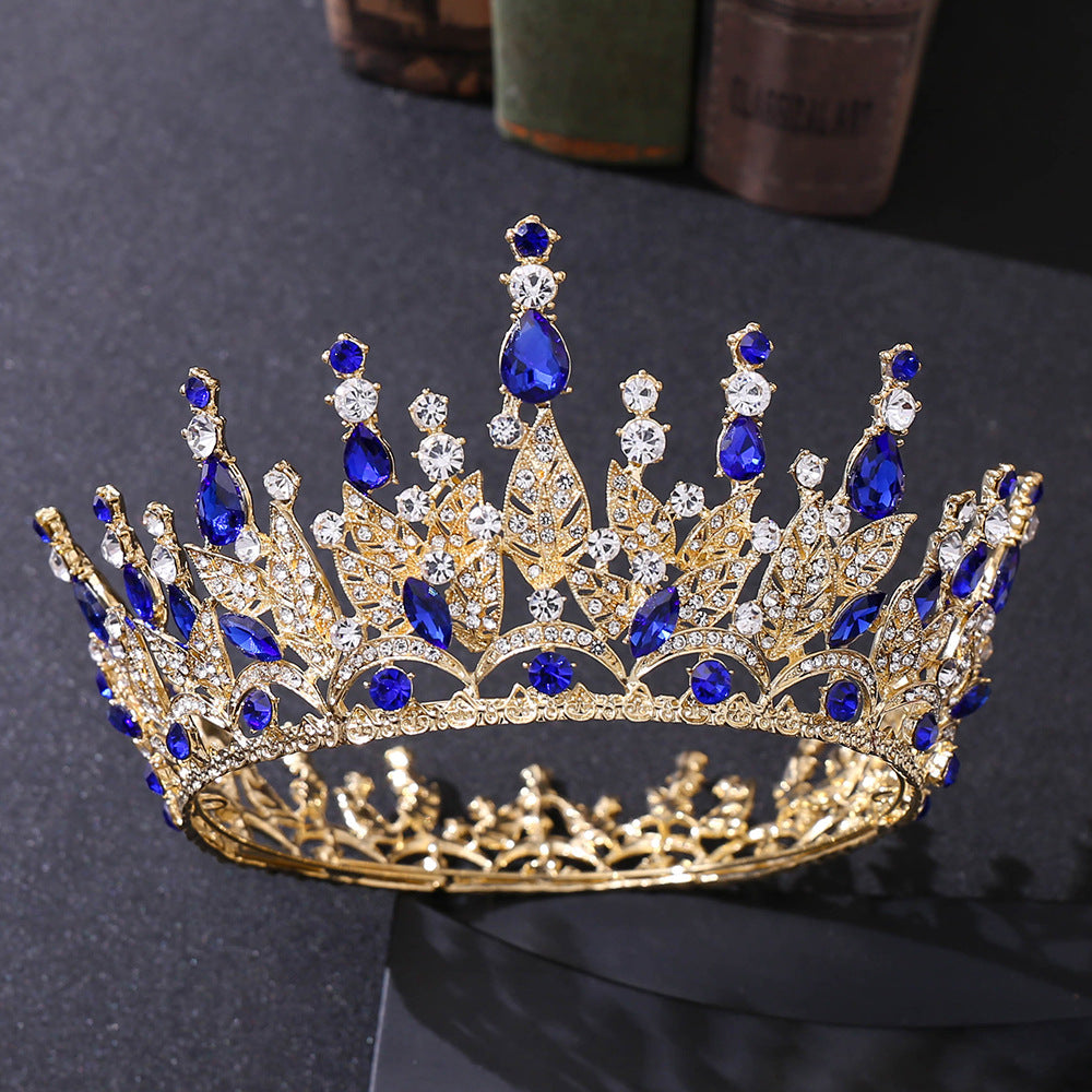 Bride Crystal Crown Headband - Wedding Hair Accessory