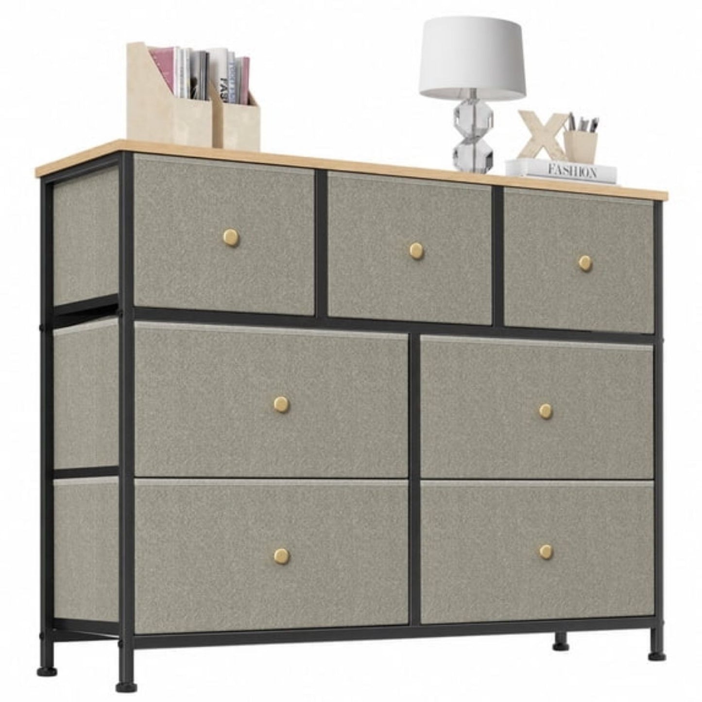 Fabric Storage Dresser - Versatile Chest of Drawers Organizer