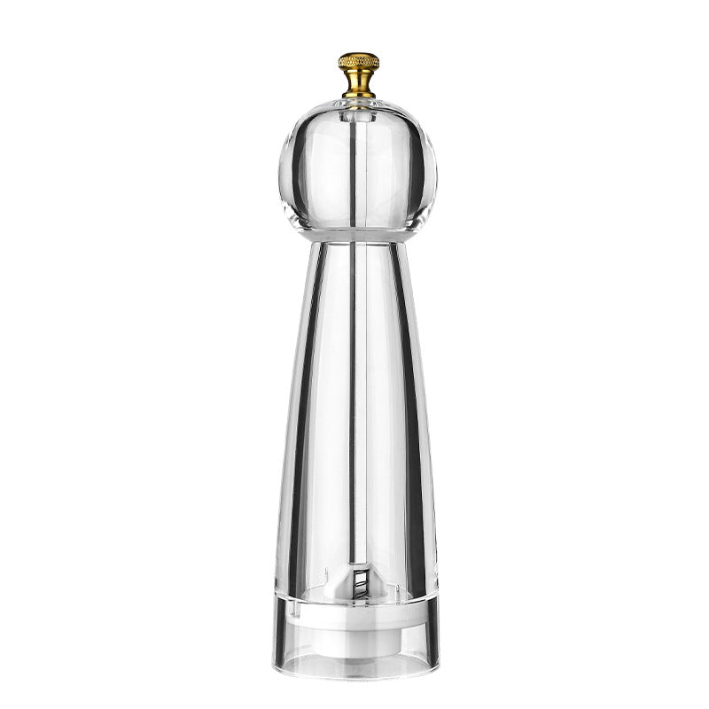 Manual Pepper Grinder with Acrylic or Stainless Steel Options - Kitchen Spice Mill