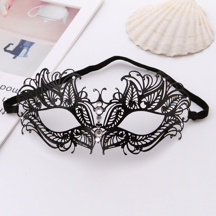 Diamond Metal Mask - Black