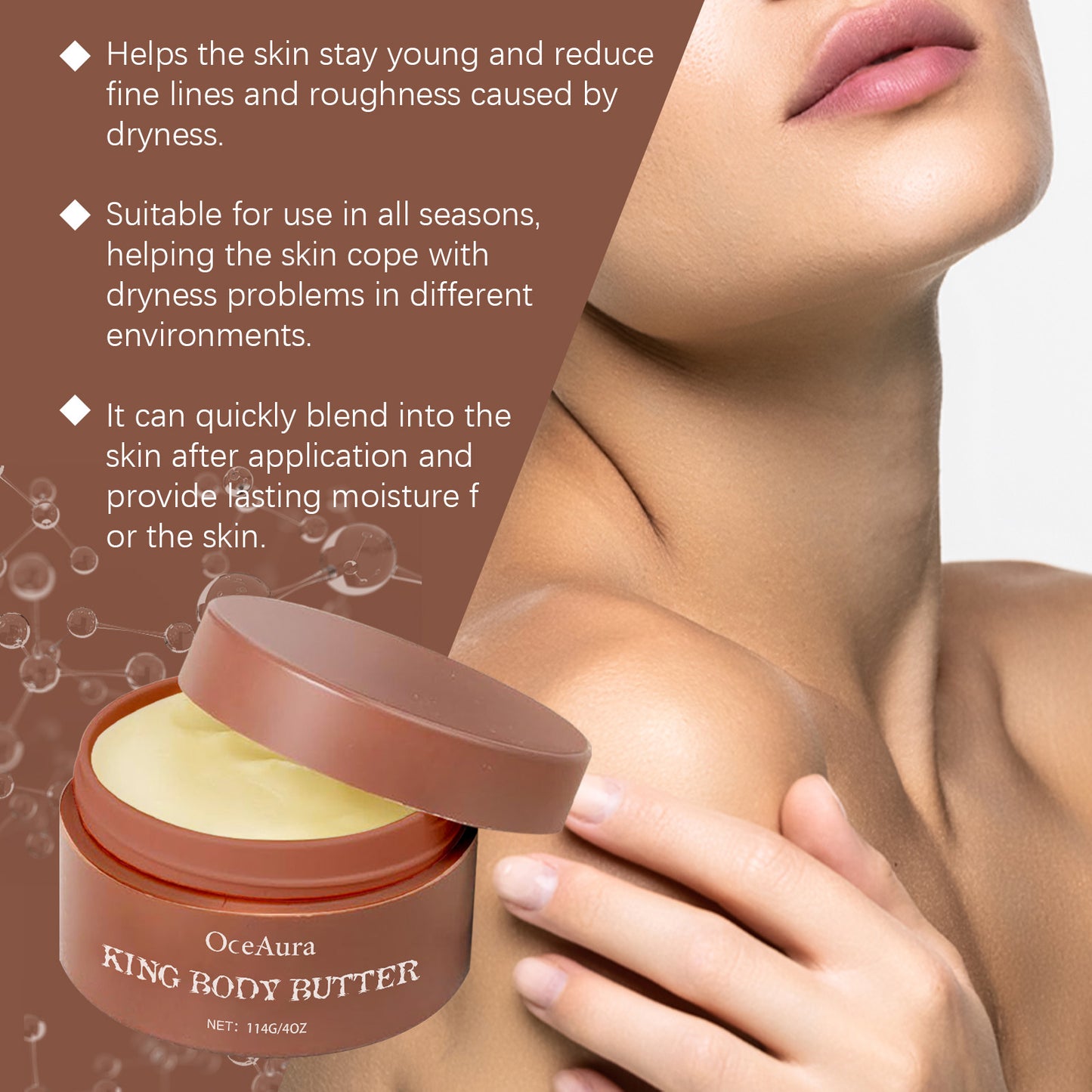 Shea Butter Moisturizer with Jojoba Oil & Orange Blossom - Multiple Sizes