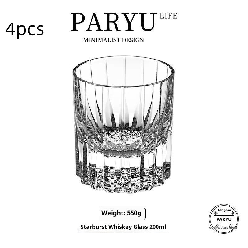Elegant Crystal Wine Glass Set - Multiple Styles & Sizes