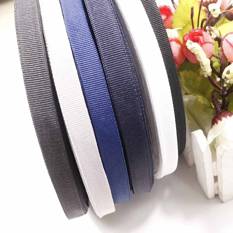 Polyester Plain Weave Textile Fabric - Black, White, Grey, Navy Blue, 1m Roll