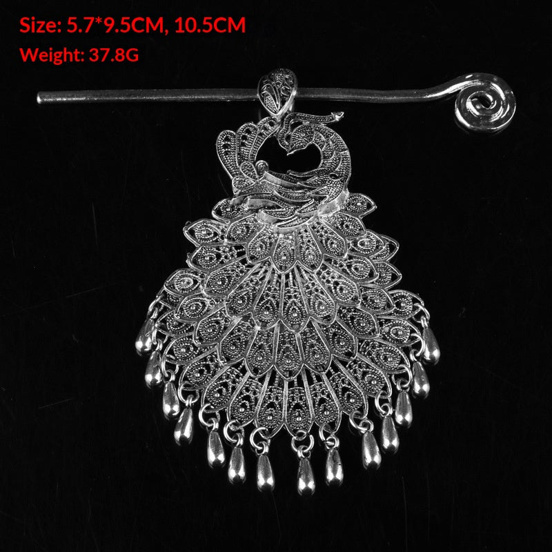 Retro Ethnic Dragon Hairpin for Women