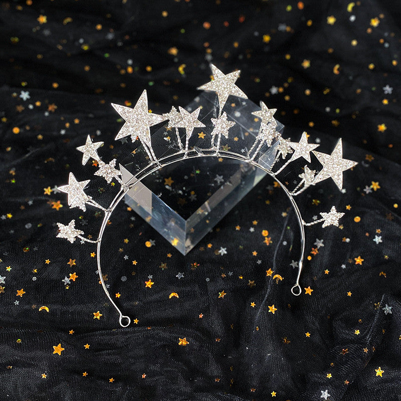 Star Rhinestone Headband - Wedding Accessories