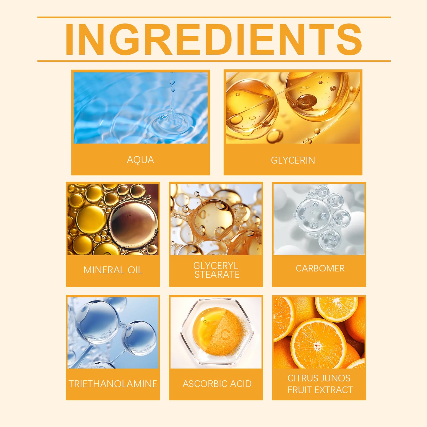Vitamin C Eye Cream for Dark Circles & Hydration - 20g