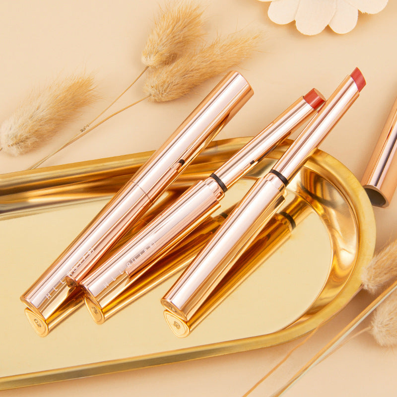 Moisturizing Lipstick - Semi-Matte Velvet Finish - 6 Colors