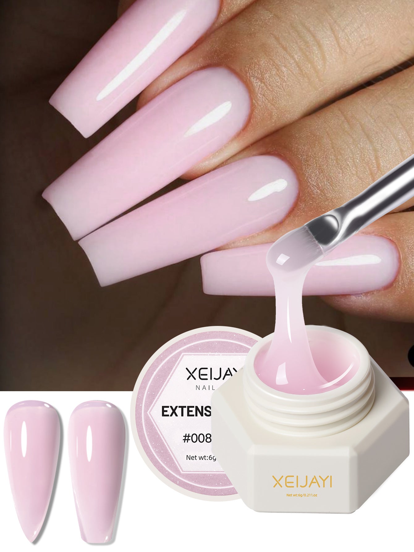 Canned Nail Extension Gel Solid Sculpting Nail Art Kit - Multiple Specifications