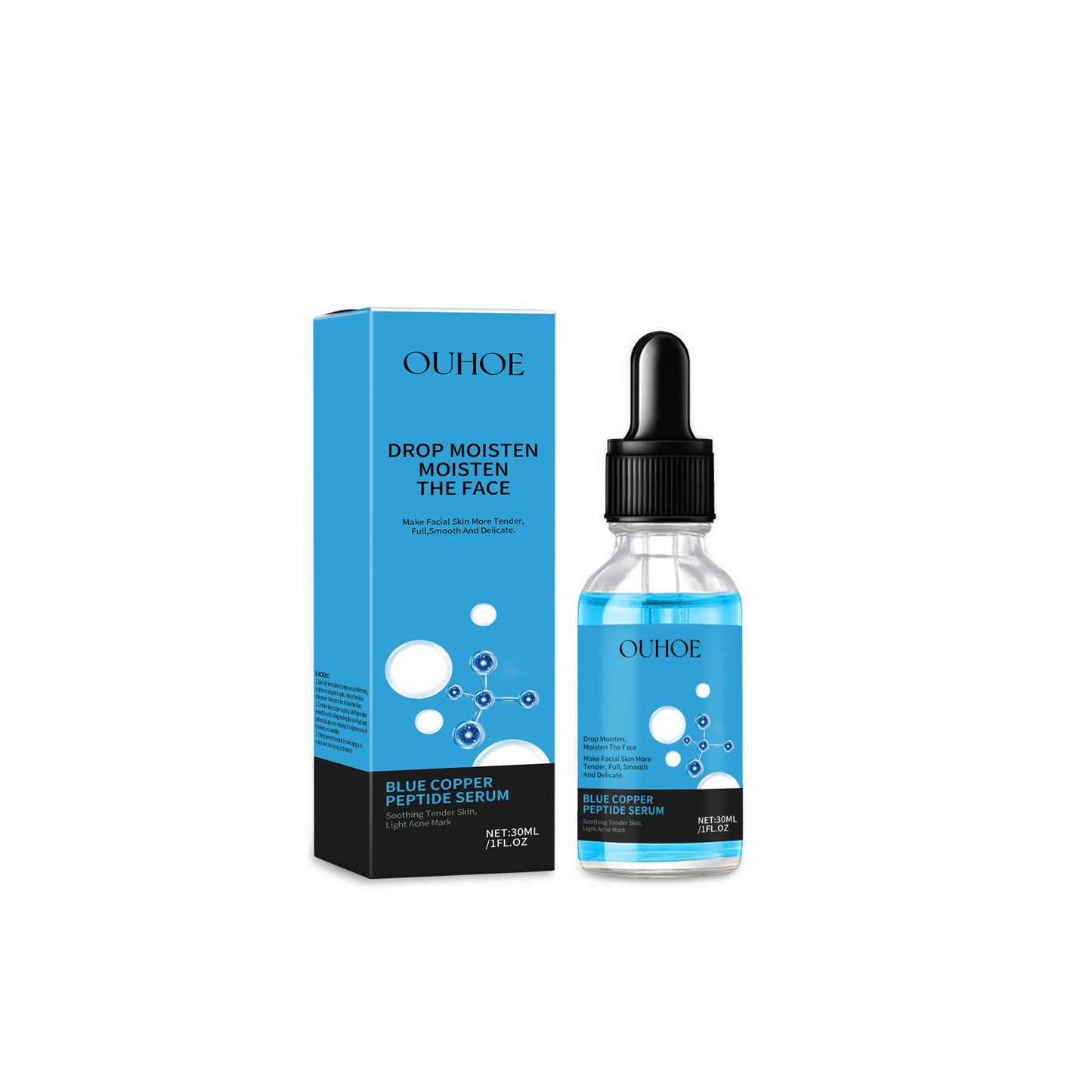Copper Peptide Repair Serum - Hydrating & Firming Facial Skin Care 30ml