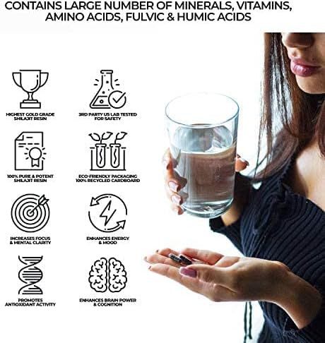 60 Capsules Health Supplement Bottle