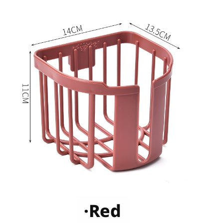 Red Tissue Storage Rack - Multi-Purpose Organizer for Home & Office