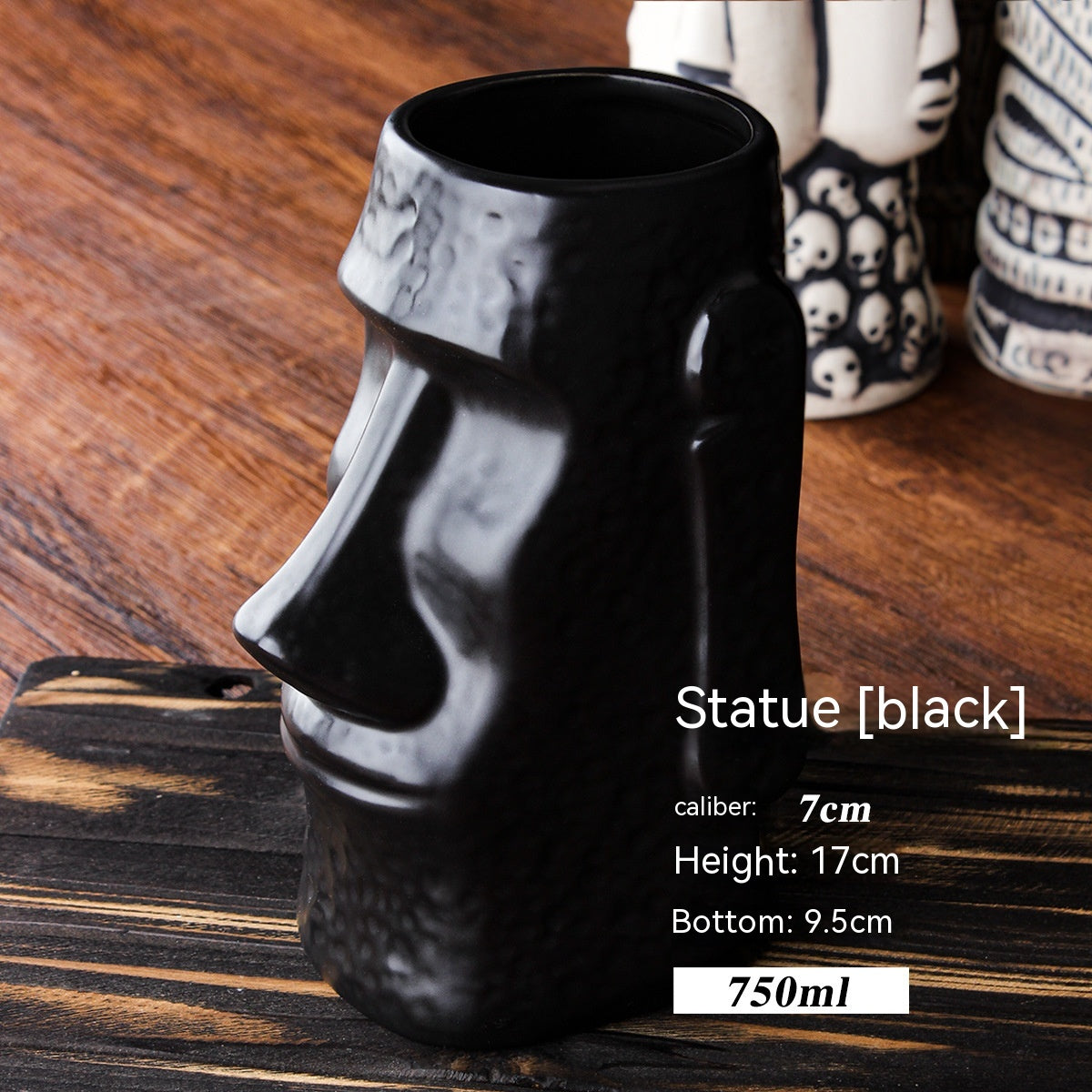 Creative Ceramic Cocktail Glass - Retro Style Multi-Design Drinkware