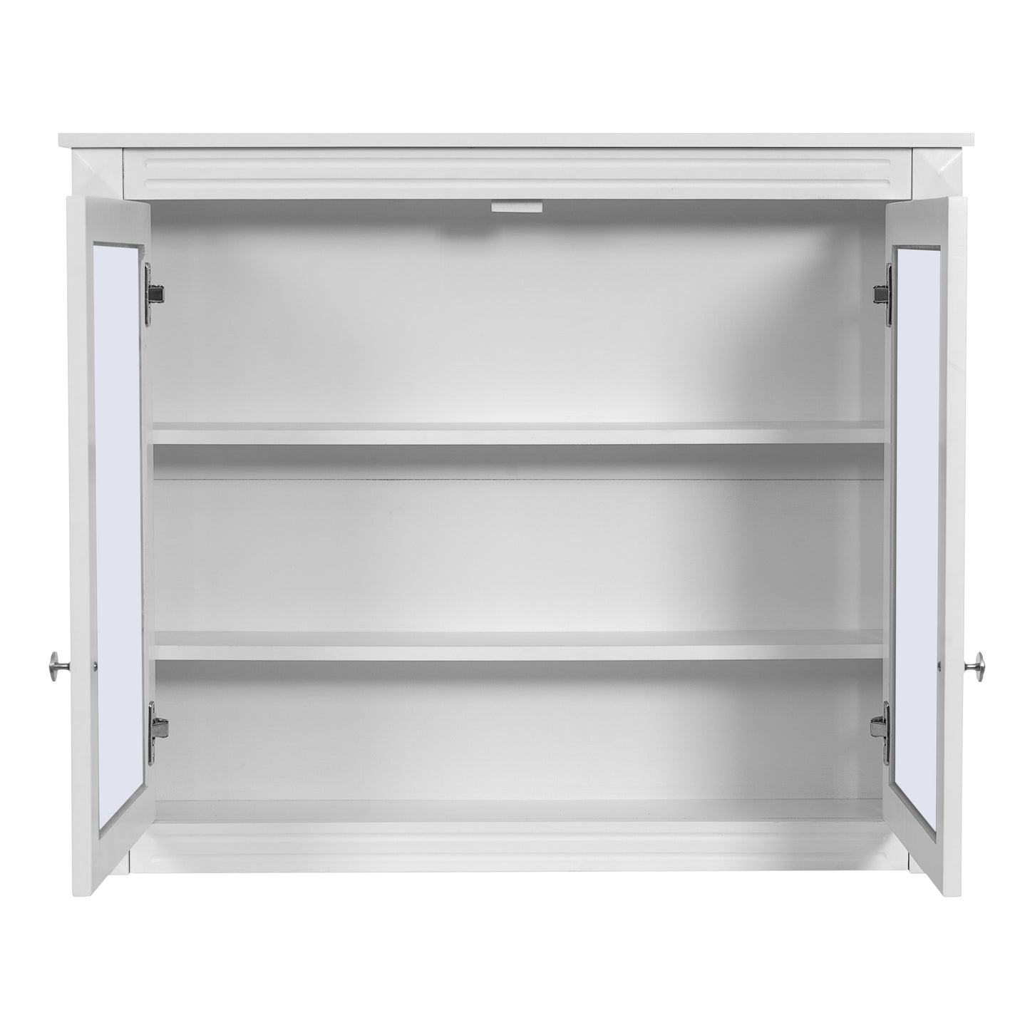 36'' x 28'' Wall Mounted Medicine Cabinet with Mirrors - White