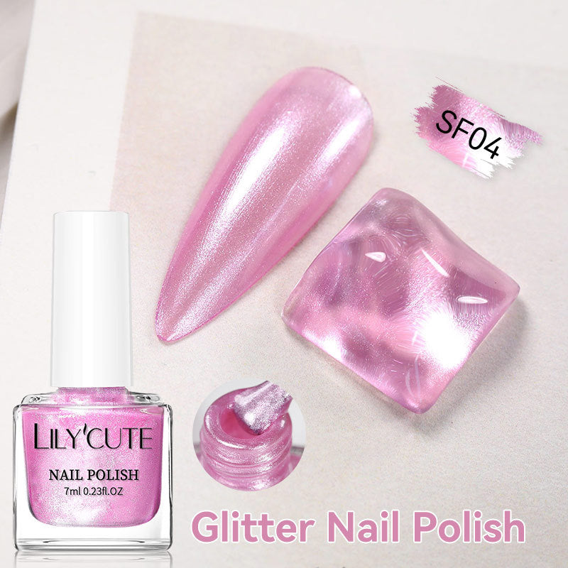Quick-Dry Metallic Mirror Nail Polish No Baking Required - Water & Oily Resistant