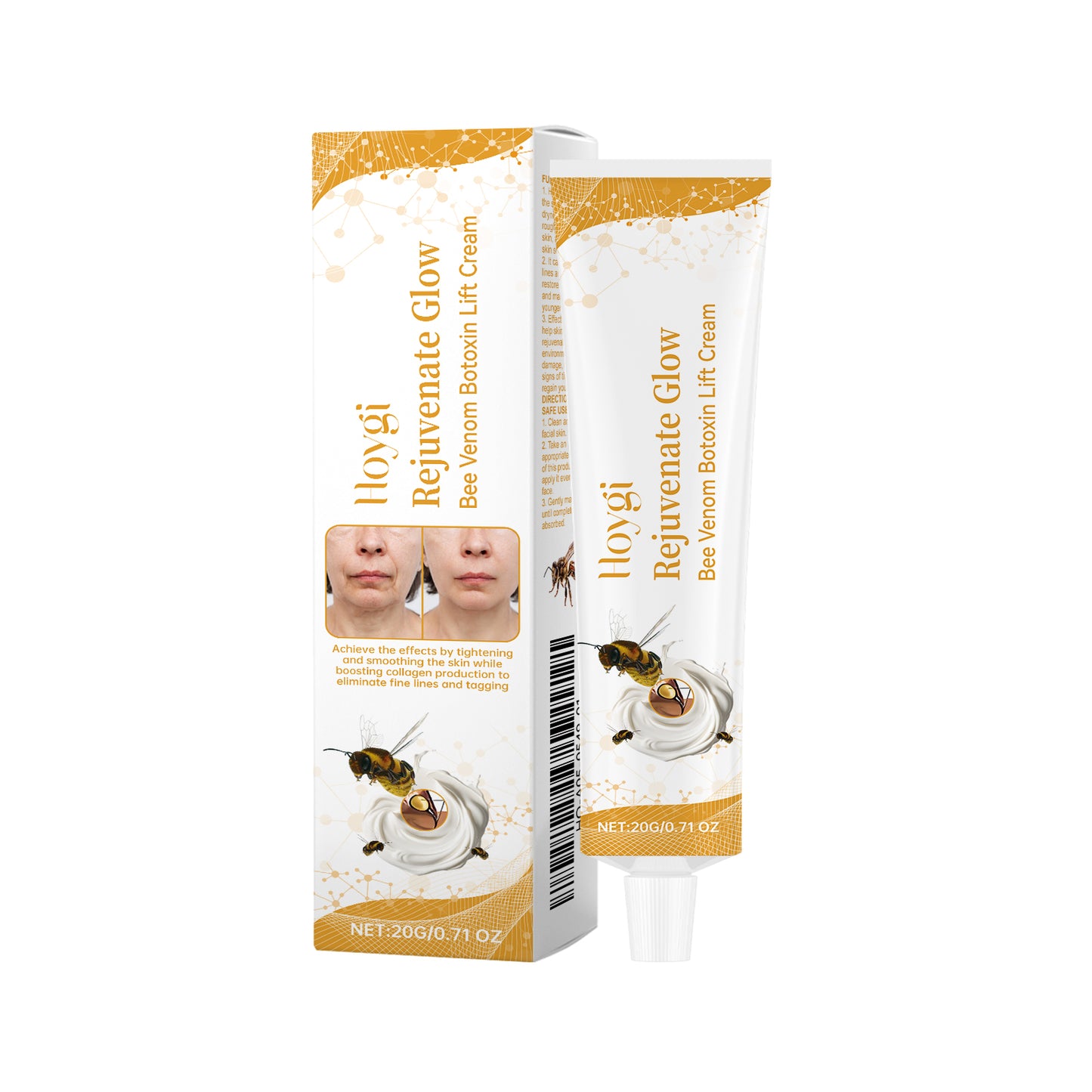 Bee Venom Firming Facial Cream - Anti-Aging Moisturizer for Fine Lines