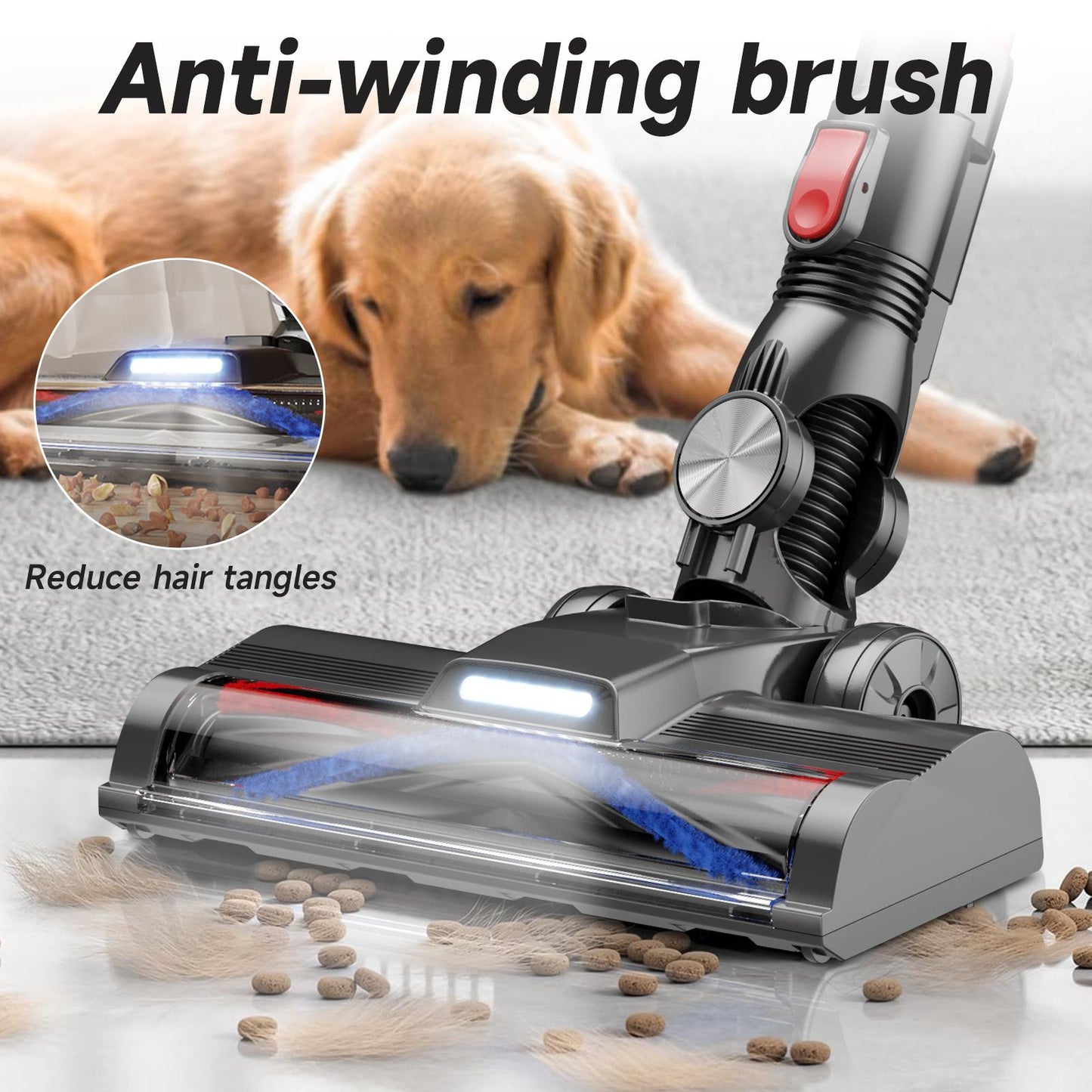 8-in-1 Cordless Vacuum Cleaner with Powerful Suction & Long Battery Life