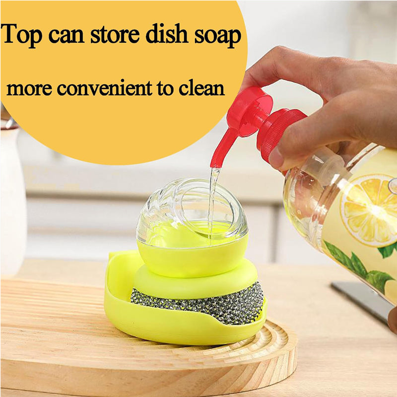 Stainless Steel Scrubber Brush for Pots and Pans - 2 Sets