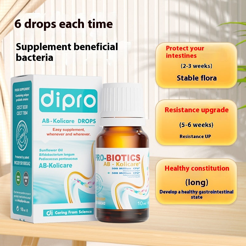 Probiotics Drops for Children & Babies - 10ml Bifidobacterium