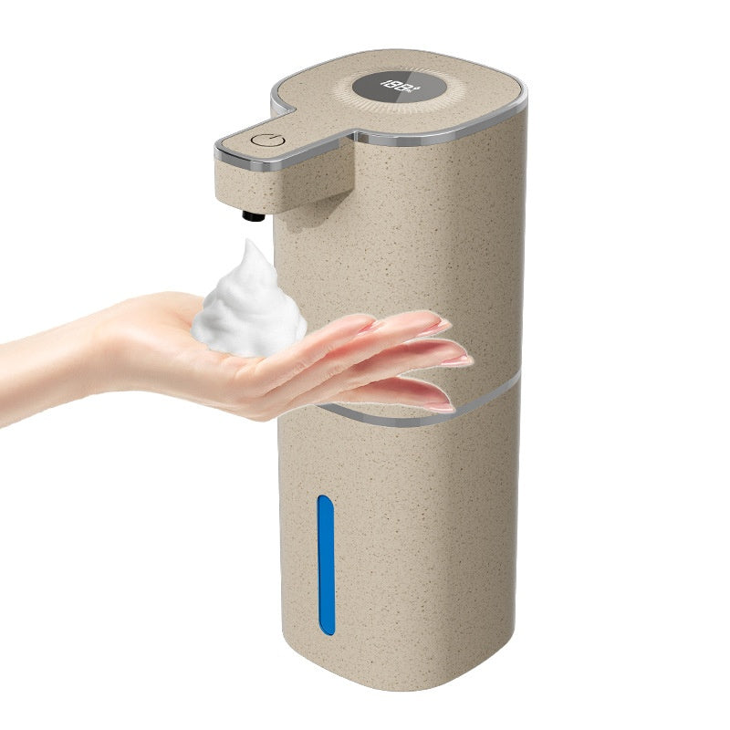 Induction Sink Soap Dispenser with Adjustable Battery-Powered Foam & Drip Styles
