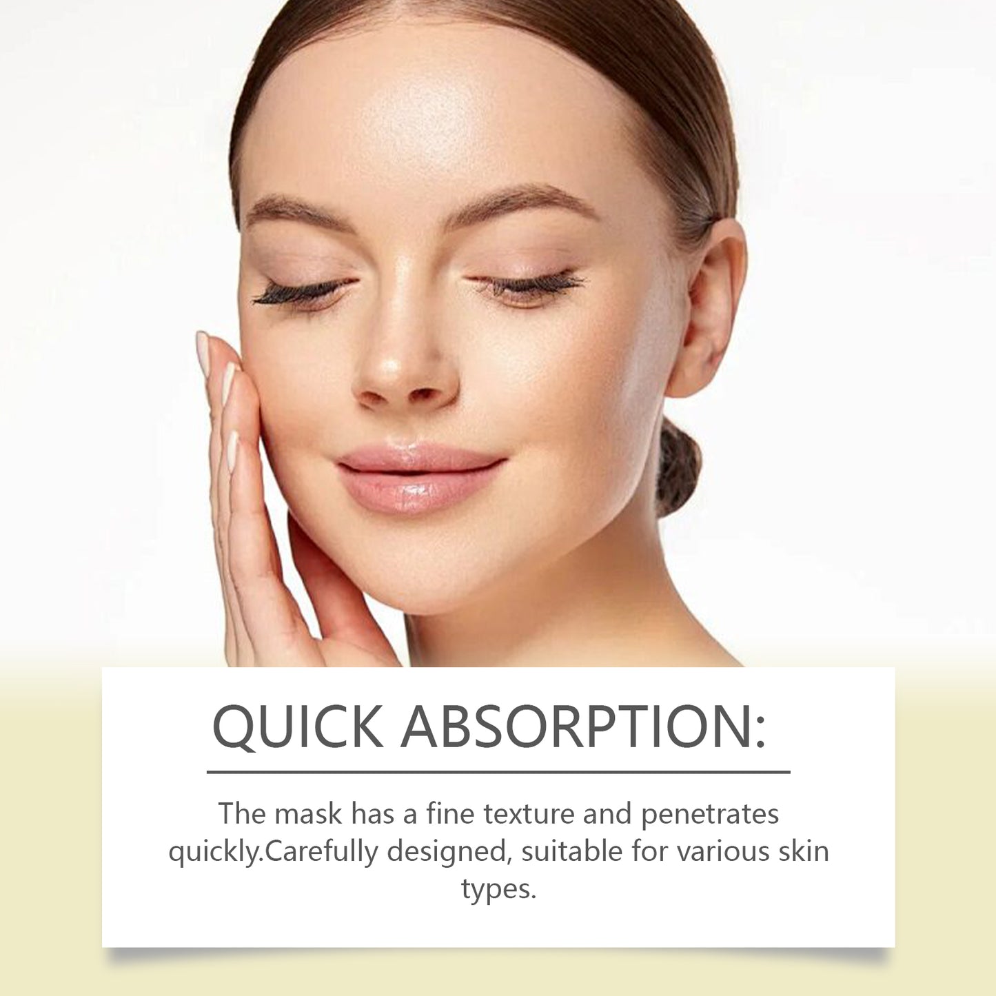 Niacinamide & Vitamin C Brightening Facial Sheet Mask - Hydrating Skincare