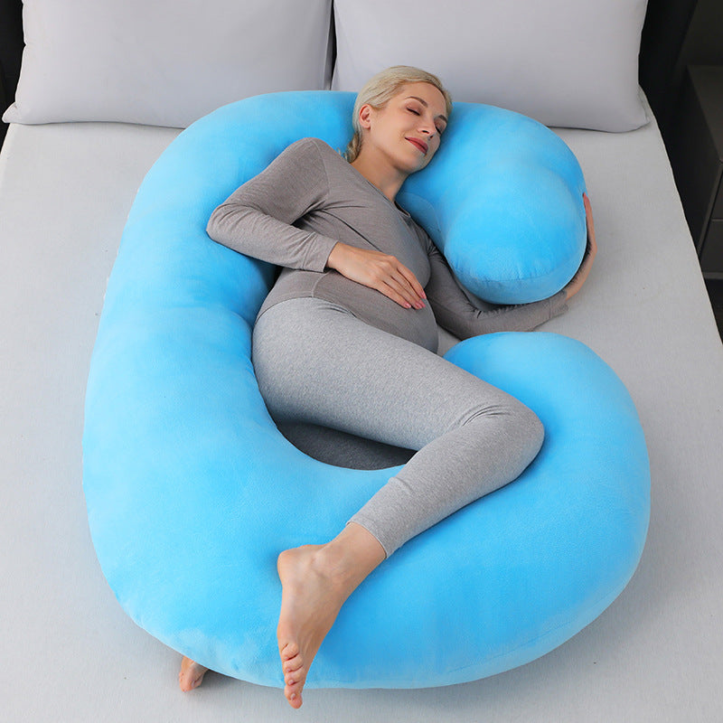 Pregnancy Support Pillow Waist Support Cushion for Side Sleeping - Detachable