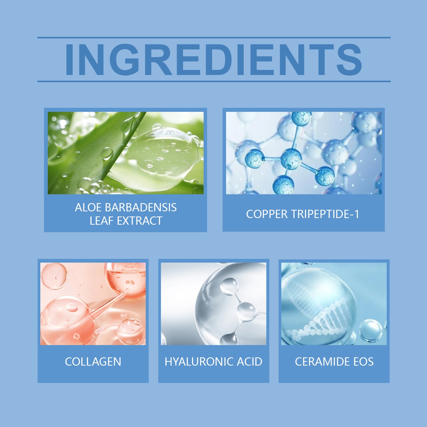 Firming Facial Essence with Aloe Vera & Copper Tripeptide-1, 30ml