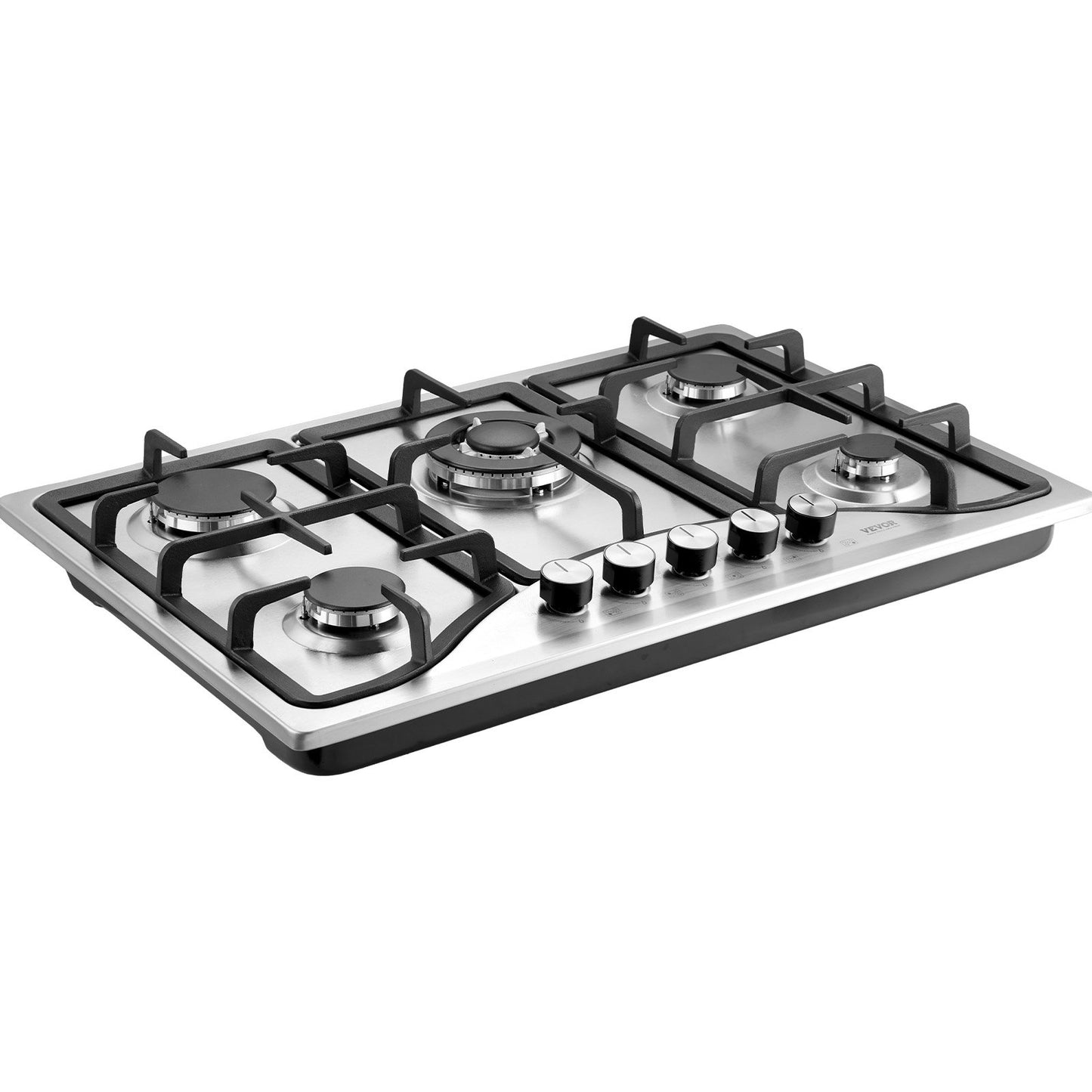 30-Inch Gas Cooktop with 5 Burners - Built-in Stainless Steel
