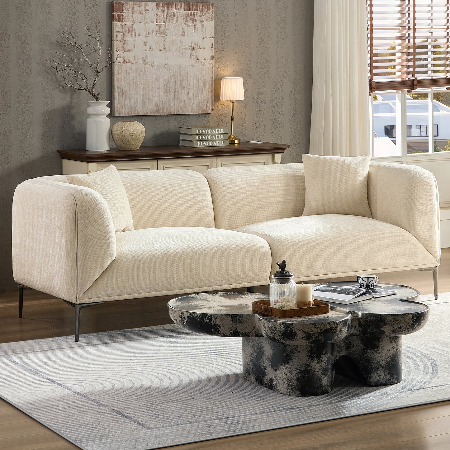 Modern Sofa For Living Room Family Movie Nights & Reading Hours