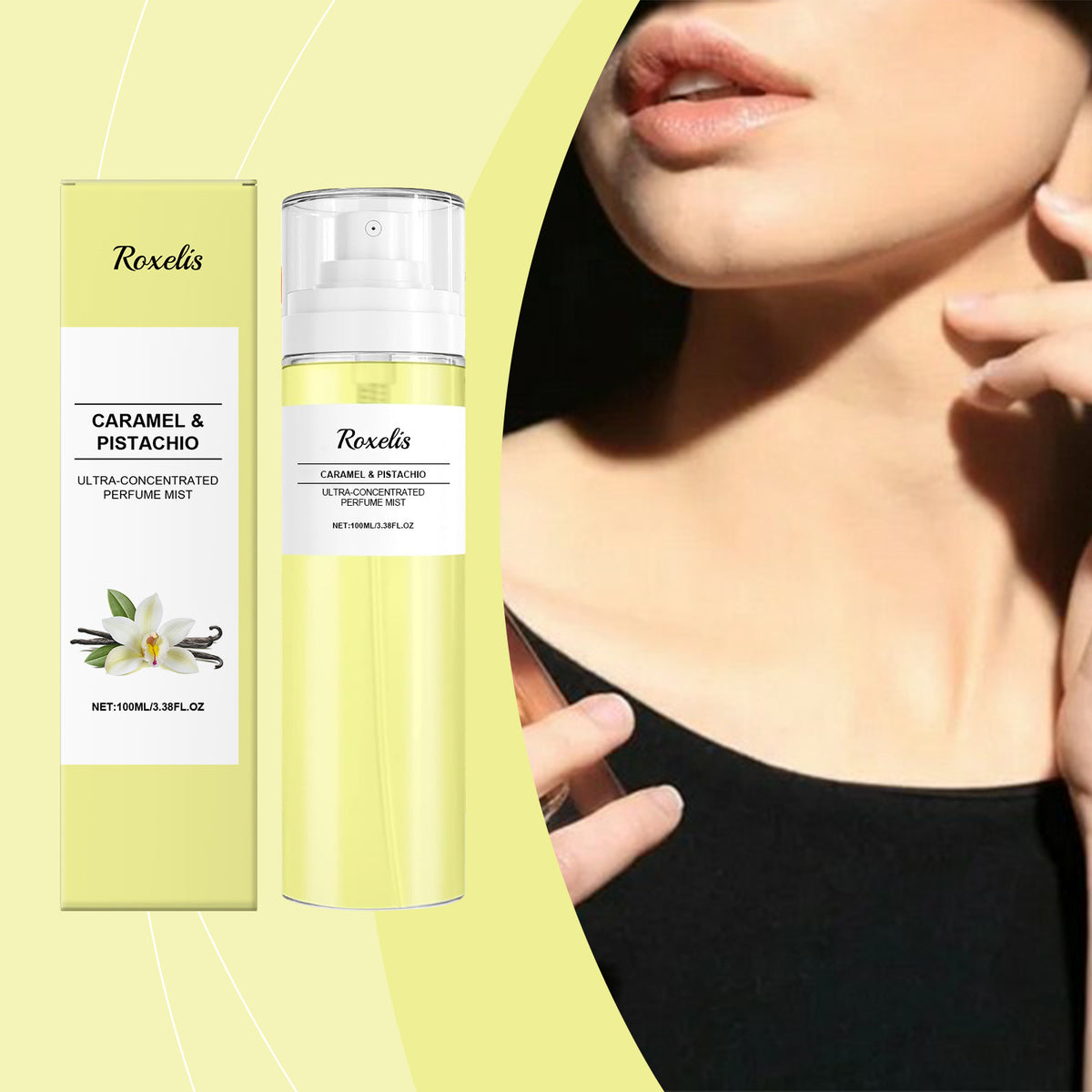 Body Fragrance Spray Caramel Pistachio 100ml Perfume for Skin & Body