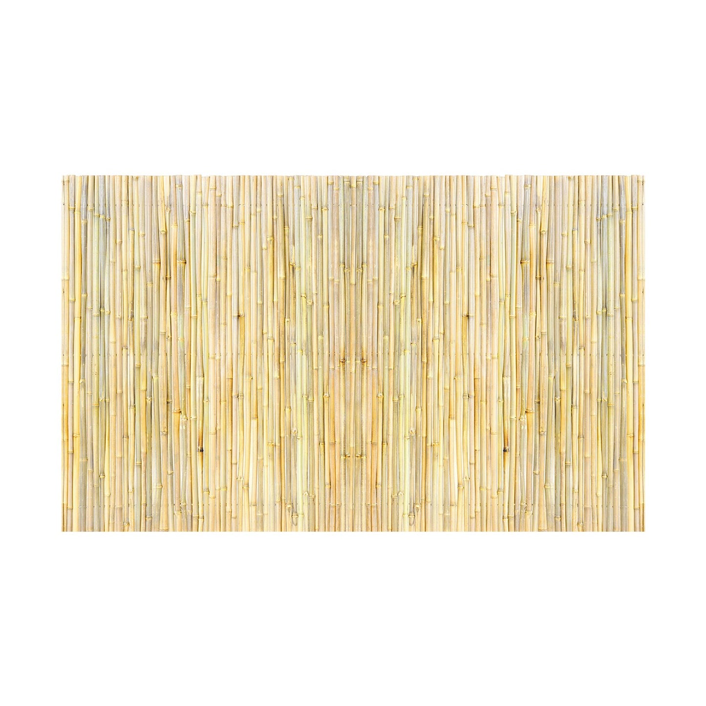 Natural Bamboo Fence Panel 4 ft H x 8 ft L Outdoor Privacy Screen