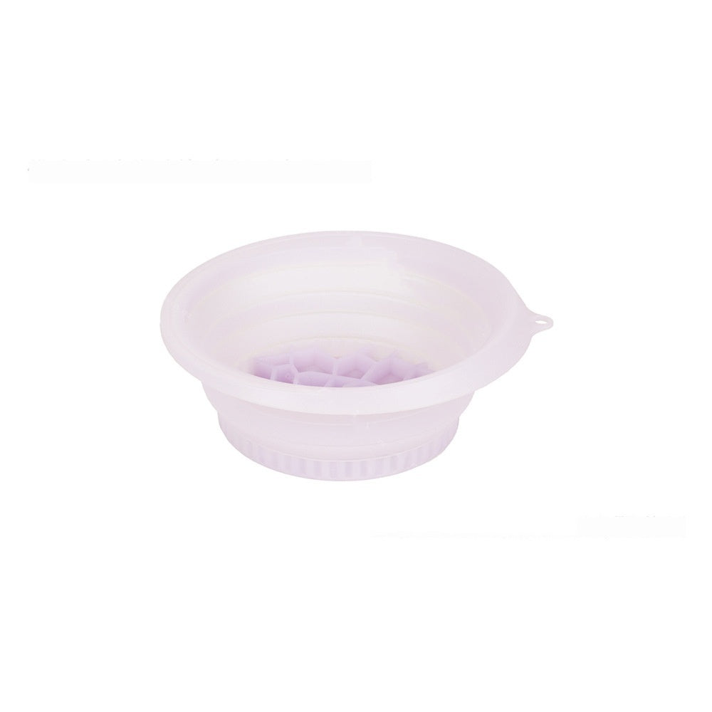 Foldable Silicone Ice Basin with Handles - Multi-Color Home Bathroom Storage