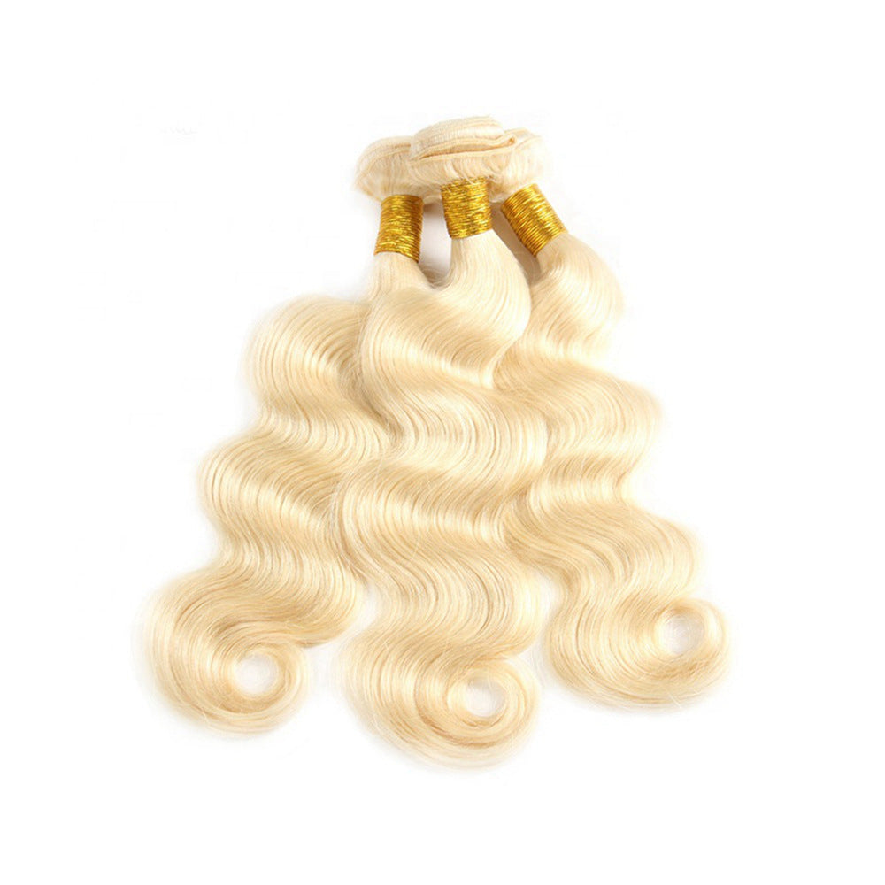 Long Human Hair Wig with Multiple Lengths - Real Person Hair Weft