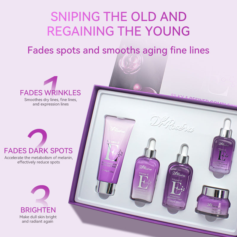 Vitamin E Moisturizing Facial Care Set - Hydrating Skin Treatment