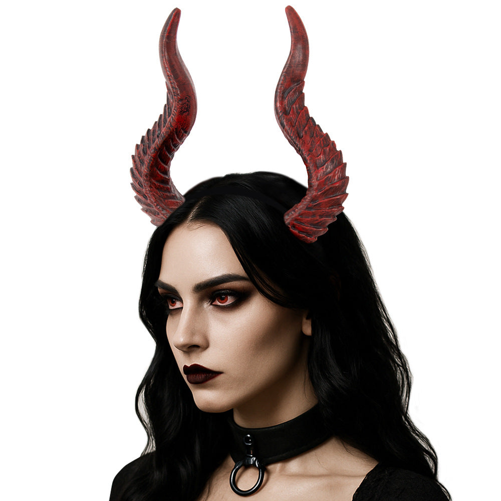 Devil Horn Headband Hair Accessory - Halloween Costume Prop