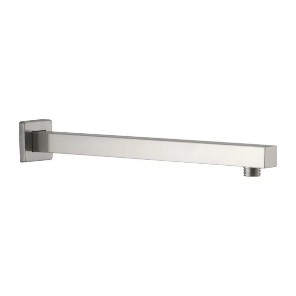 Rain Shower Head Arm with Flange - Wall Mount Extension, 1/2 NPT Thread