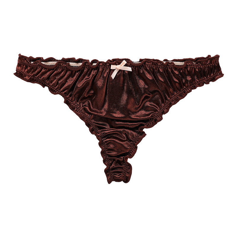 Breathable Cotton Crotch Briefs for Ladies - Comfortable Low-Waist Underwear