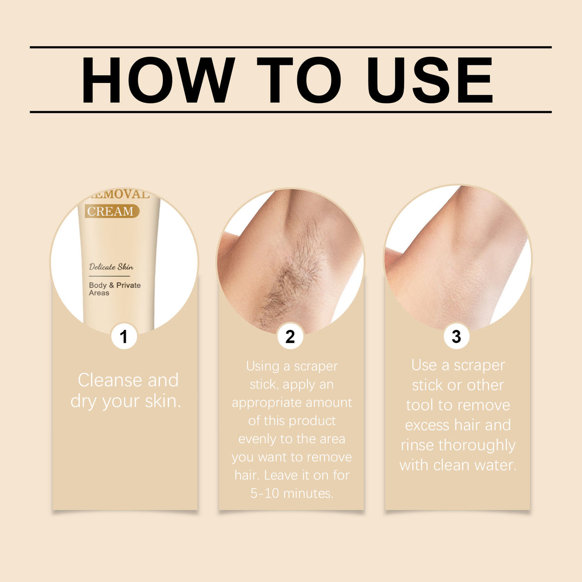 Moisturizing Hair Removal Cream - 100g