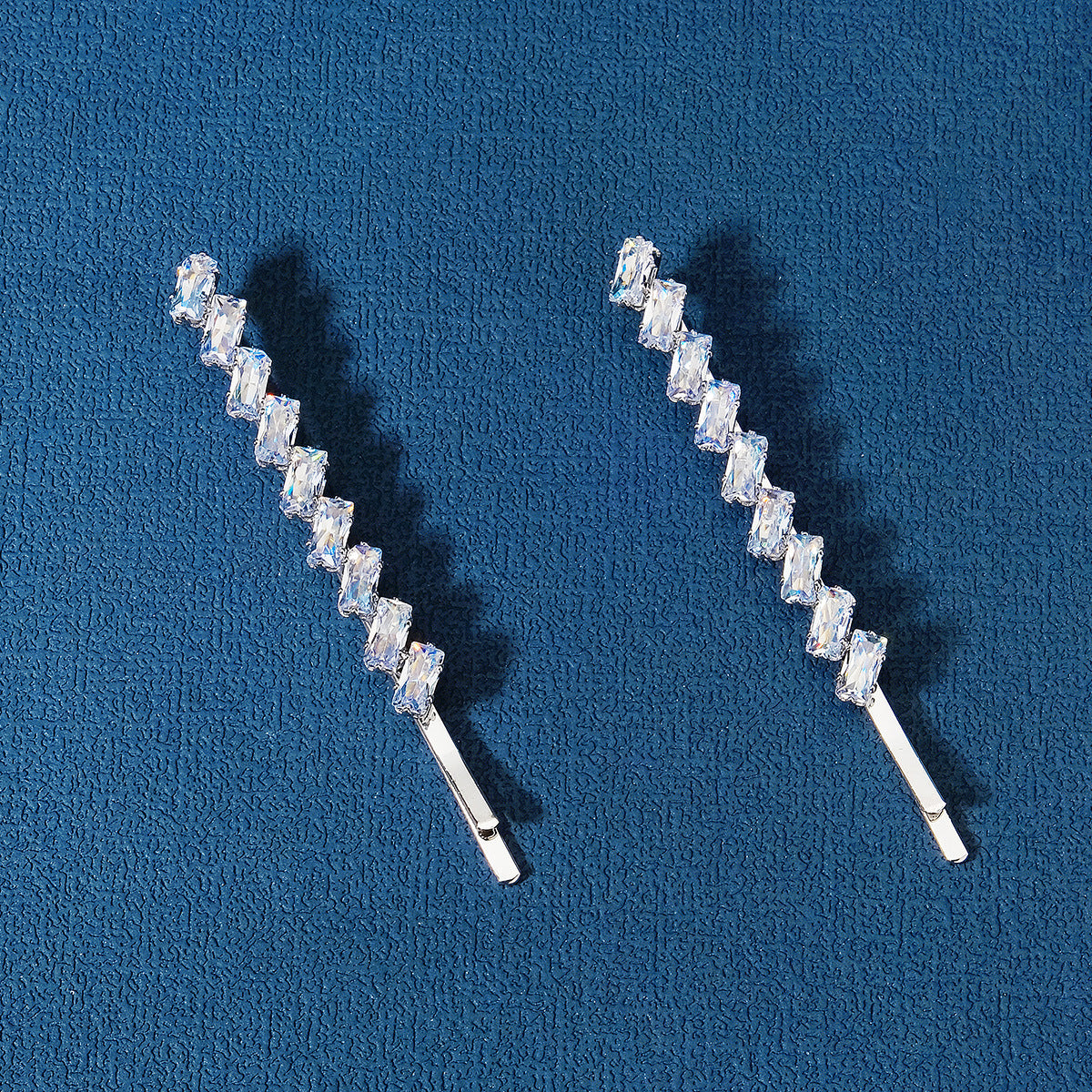 Zircon Hair Pins 2-Piece Set – Bridal Hair Accessories