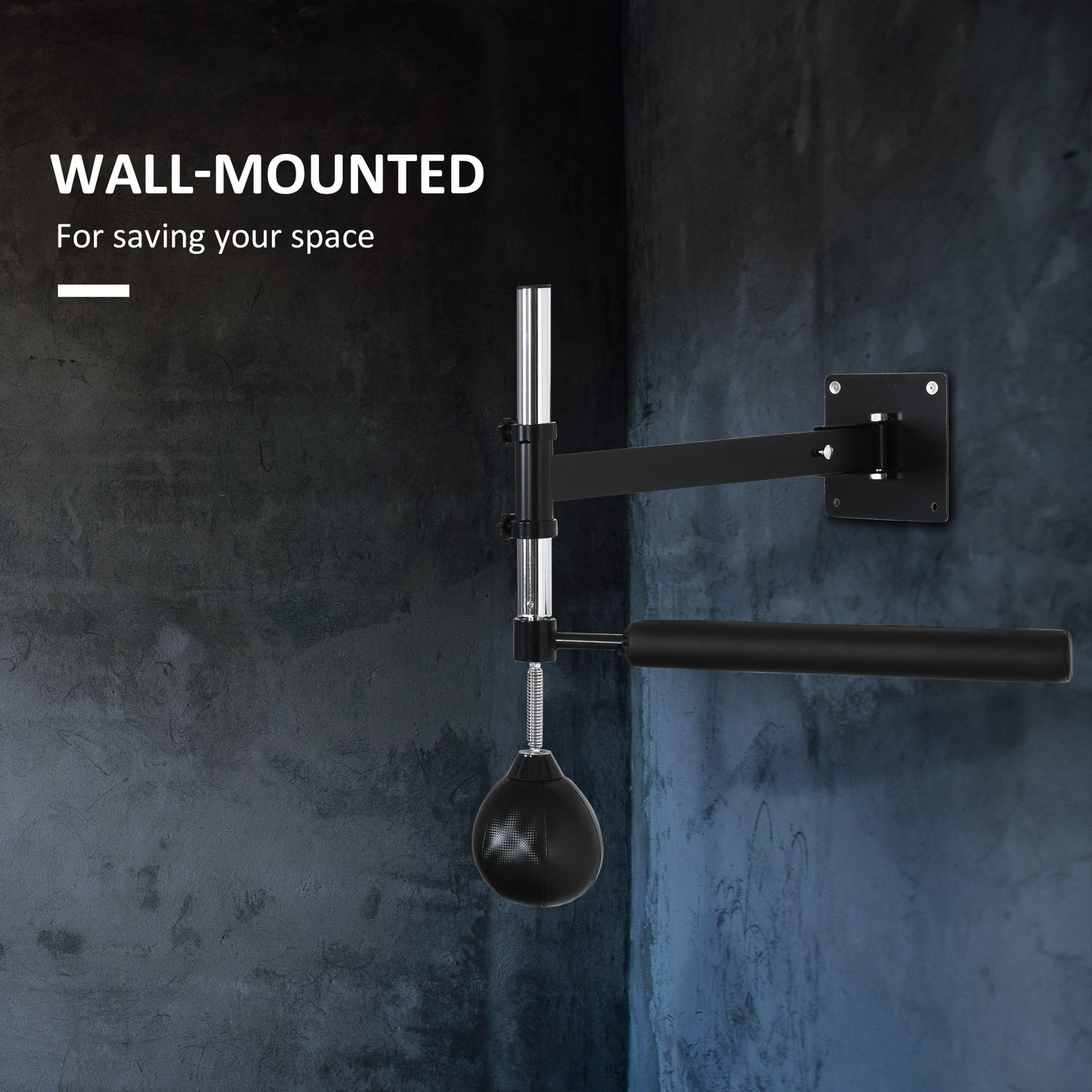 Height Adjustable Speed Bag for Boxing & MMA Training - 9" H x 7" Dia.