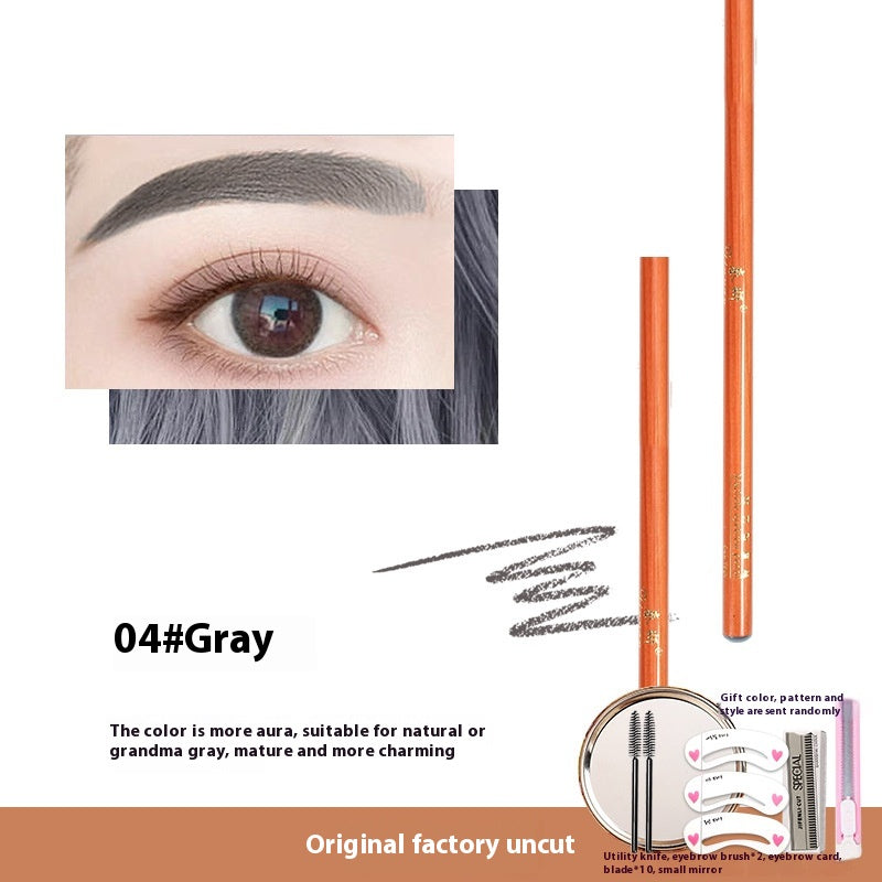 Waterproof Eyebrow Pencil Set - Durable Makeup for Natural Look