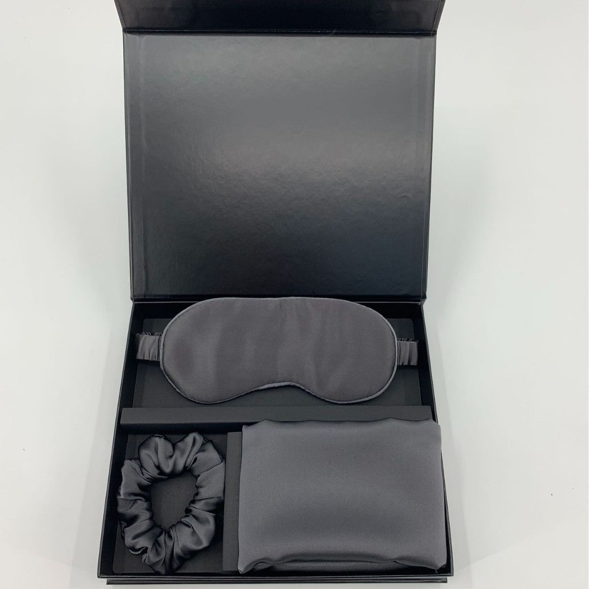 Silk Pillowcase, Eye Mask & Hair Tie Set - 3 Pieces