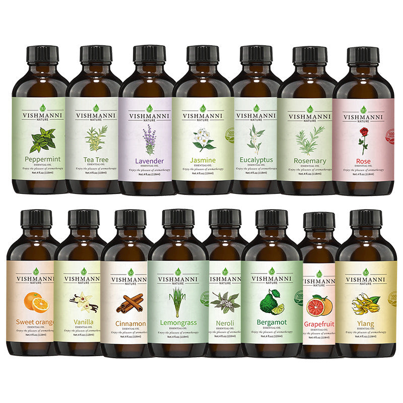 Multi-Variant Body Massage Oil - Rose Lavender Jasmine Aromatherapy 118ml
