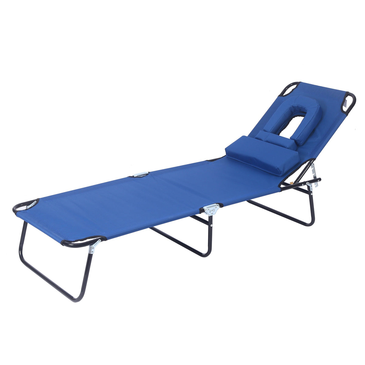 Multifunctional Folding Bed with Detachable Pillow for Office and Beach Use