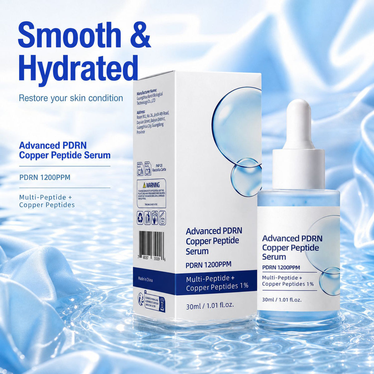 High-Efficiency PDRN And Copper Peptide Serum