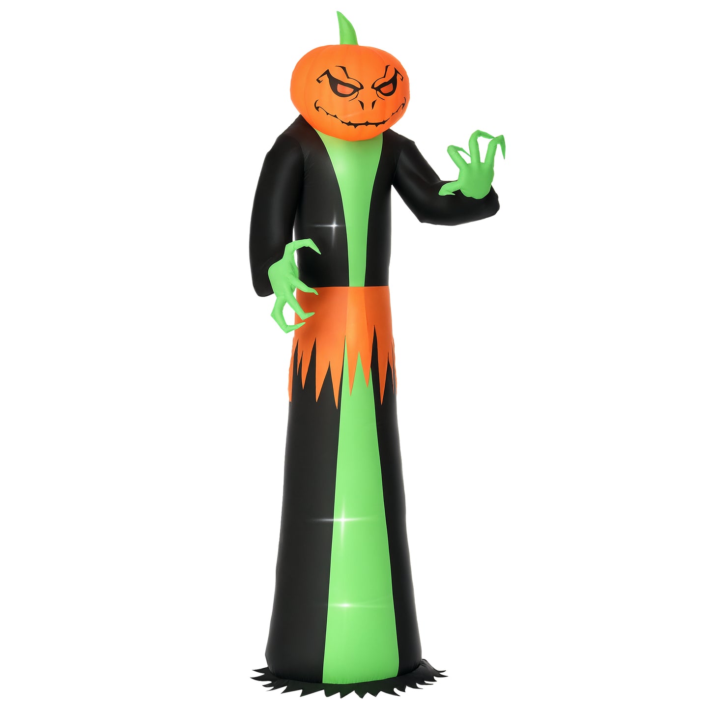 Halloween Inflatable Pumpkin Ghost Yard Decoration - 9 Feet Tall