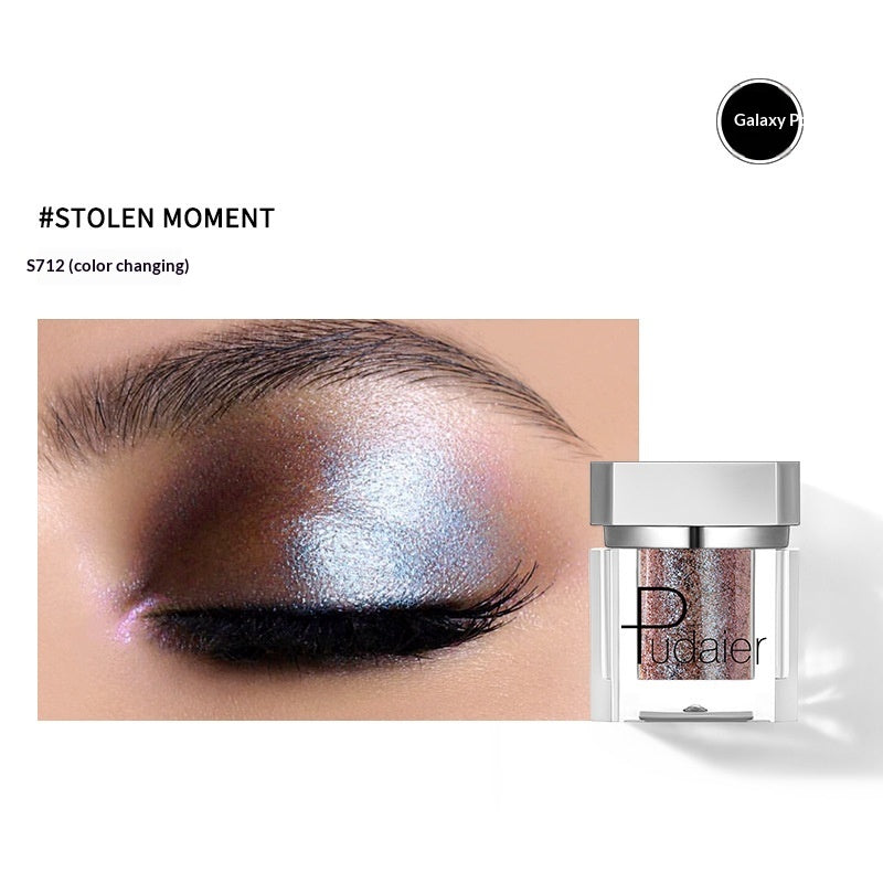 Long-Lasting Pearl-Illuminated Single Eyeshadow - Easy To Apply, Smudge-Proof