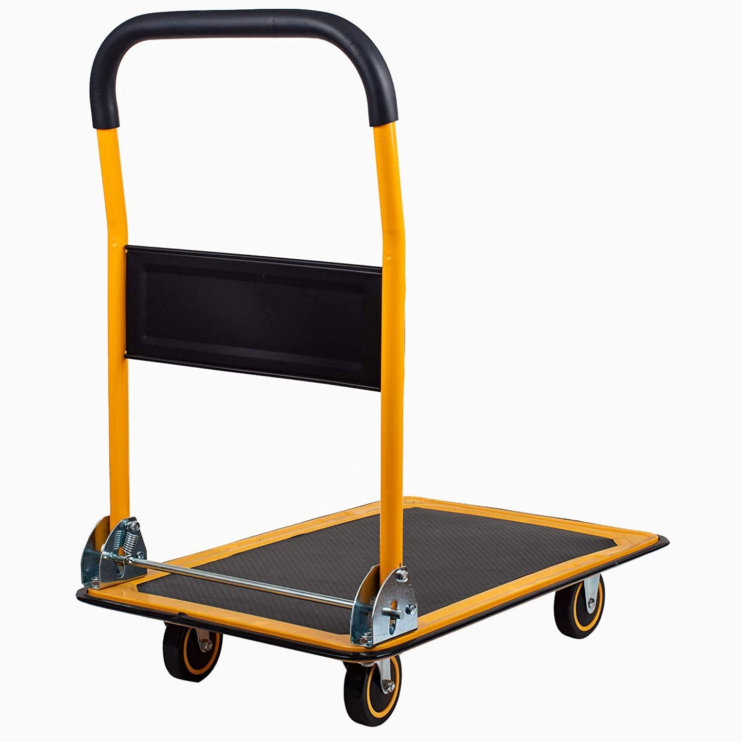 Heavy Duty Folding Platform Truck - 660 Lbs Capacity, Yellow